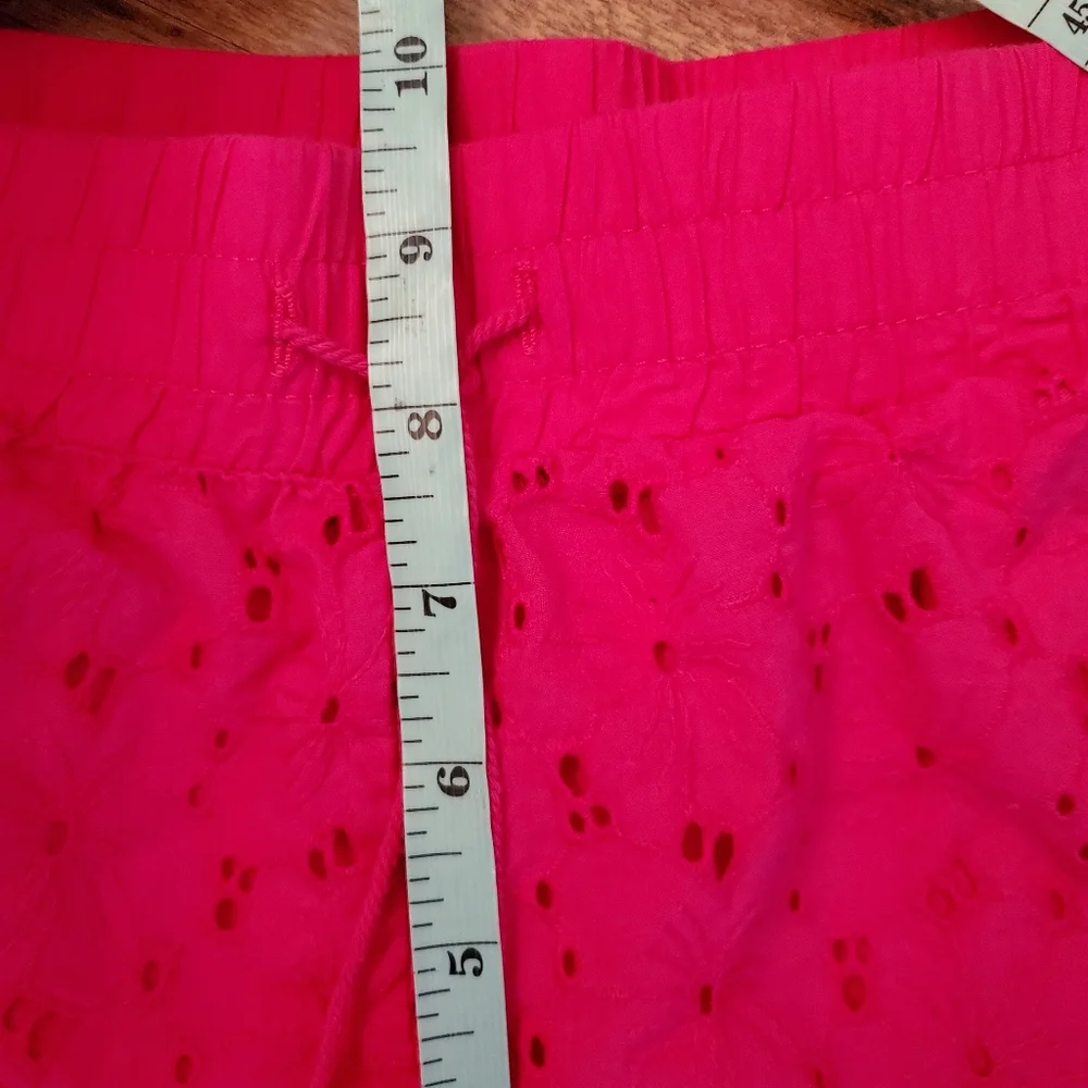 Arizona Lace Shorts Size Large Floral Pink Lined